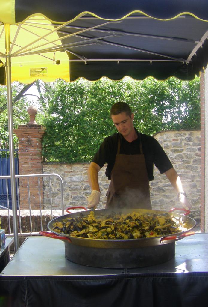 cuisson de la paella