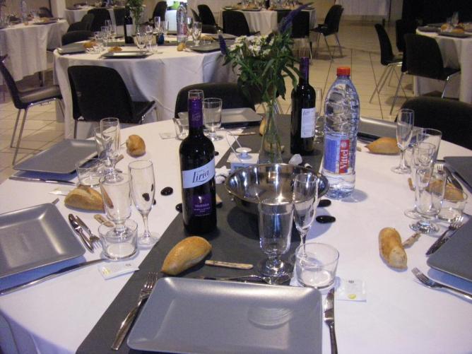 dressage d'une table