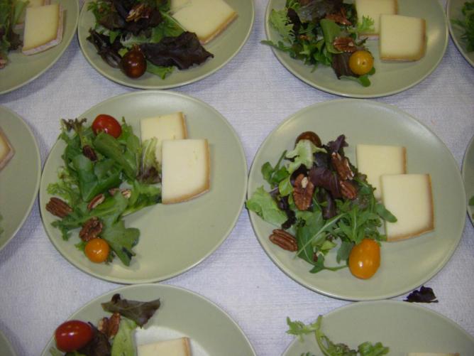 assiette de fromage de brebis